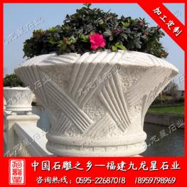 別墅歐式花缽廠家 石雕花缽價格多少