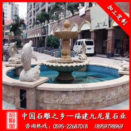 石雕水缽多種材質 花崗巖水缽噴泉