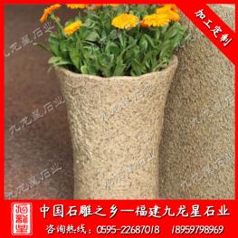 精品石雕花缽 歐式花缽 石頭雕刻花缽