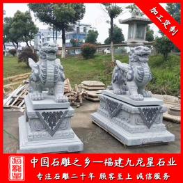 江西石雕貔貅生產廠家 門口貔貅擺放