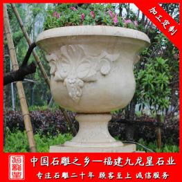 大理石花盆 歐式石材花盆廠家 石雕花盆價(jià)格