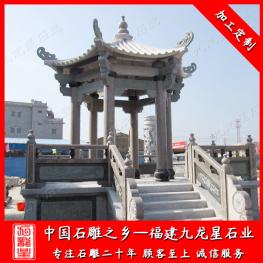 園林石亭子價格 六角亭子石雕廠家 石雕涼亭直徑2米