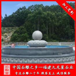 大理石風(fēng)水球雕刻廠家 定做石雕風(fēng)水球 室外大號(hào)型風(fēng)水球