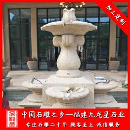 黃金麻水缽噴泉廠家報價 噴泉石雕廠家批發價格