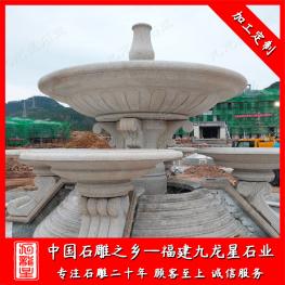 大號型石材噴泉水景雕塑廠家 批發石雕水缽噴泉