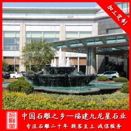 石材噴泉水缽廠家 批發酒店門口噴泉 直徑2米3米